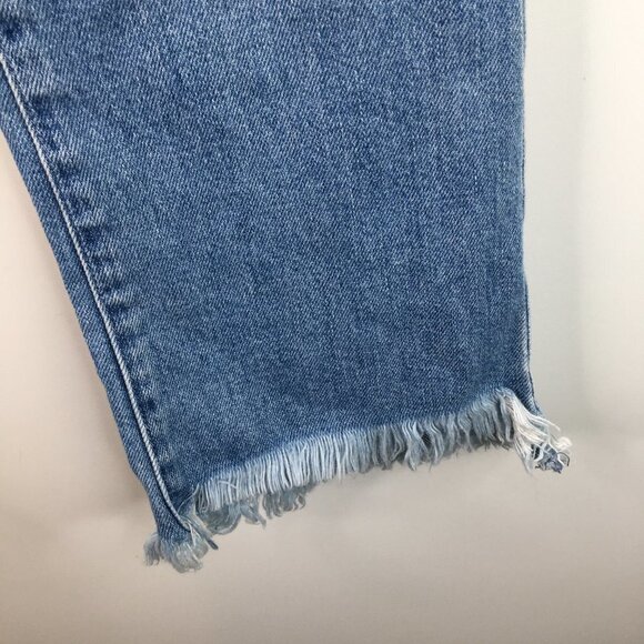 J Brand Selena Raw Hem Cropped Jeans Valley Wash Size 26 - Picture 3 of 10